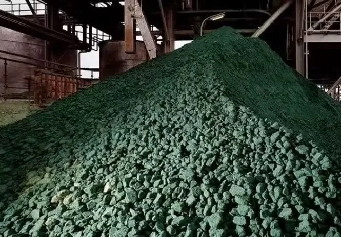 Pile of unprocessed mineral ore